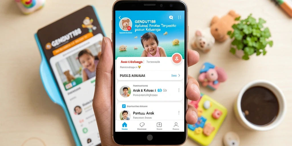 Antarmuka GENDUT188 yang ramah pengguna untuk Pantau Anak.