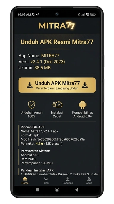 Panduan Lengkap Unduh APK mitra77 dengan Aman